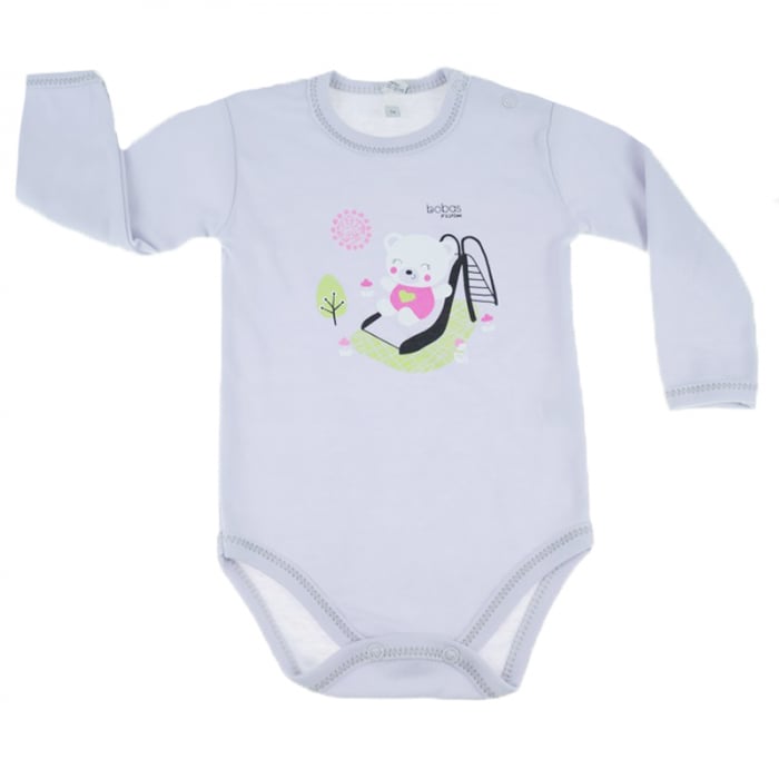 Body cu maneca lunga pentru fete Koala Zabaw 3625-G-86-cm, Gri [1]