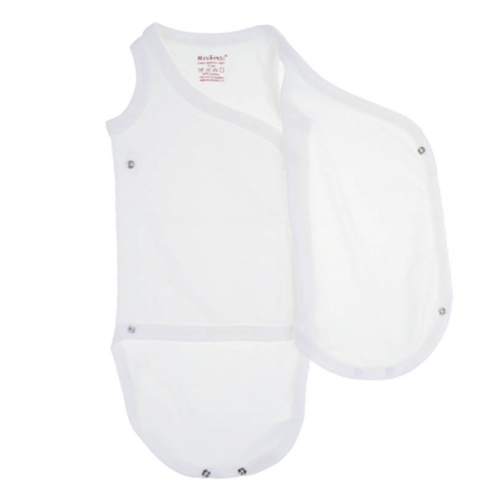 Body fara maneca pentru copii Mini Bimbi 130323-3, Alb [3]