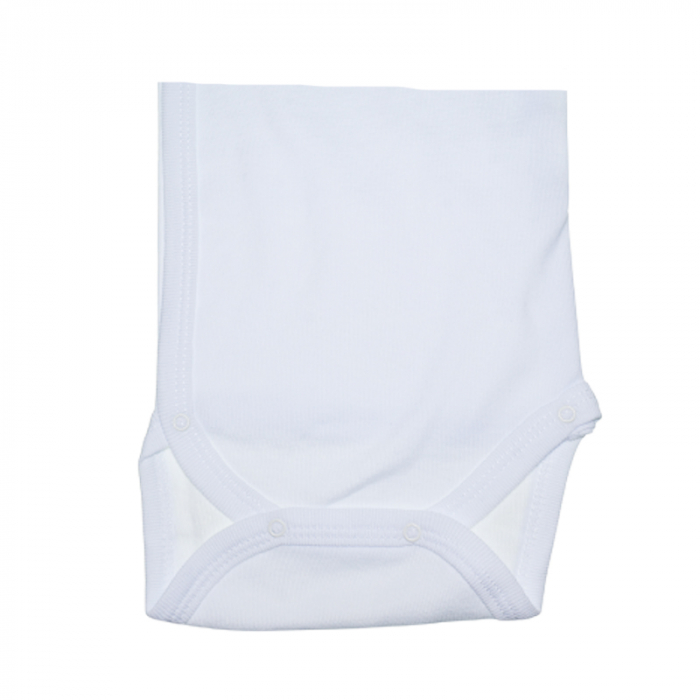 Body cu maneca lunga pentru fete Mini Bimbi BE0206, Alb [3]