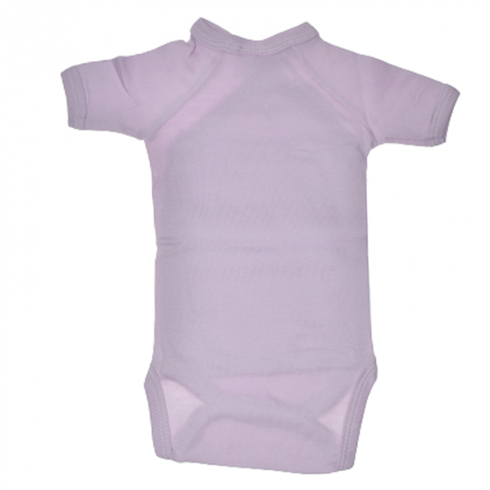 Body cu maneca scurta pentru fete Mini Bimbi BE0210, Mov [2]