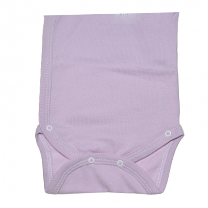 Body cu maneca scurta pentru fete Mini Bimbi BE0210, Mov [3]