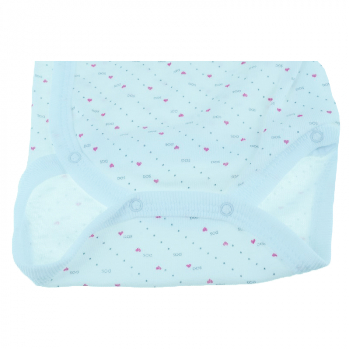 Body cu maneca lunga pentru fete Mini Bimbi BMB-001-62-cm, Alb [3]