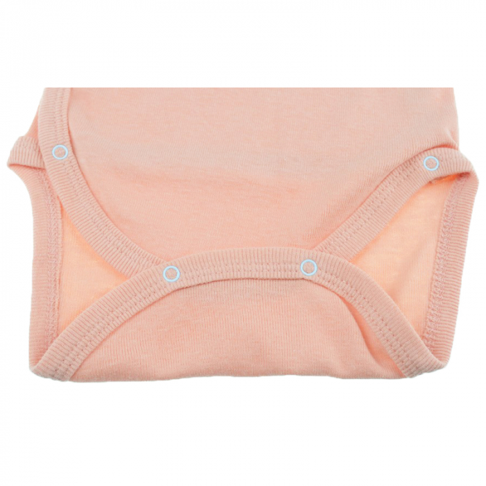 Body cu maneca lunga pentru fete Mini Bimbi BMB-04CO-68-cm, Coral [3]