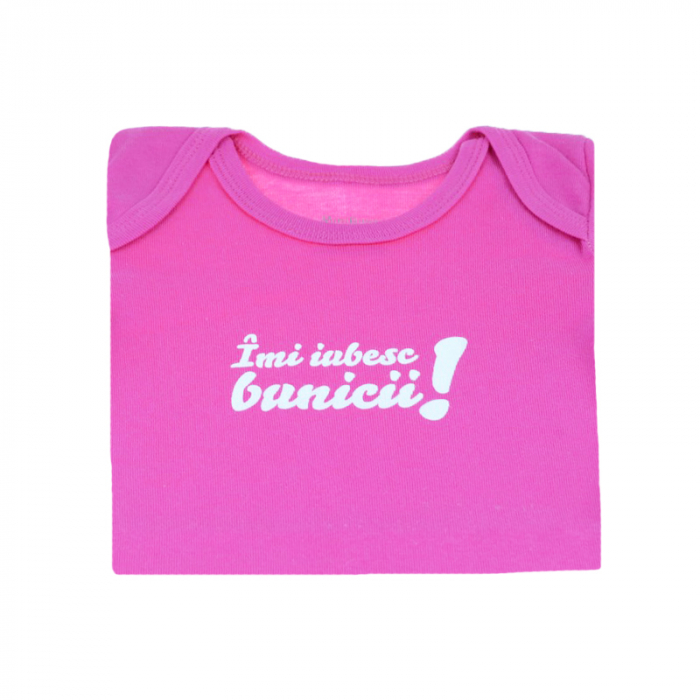 Body cu maneca lunga pentru fete Mini Bimbi BMB-05F-92-cm, Fucsia [2]