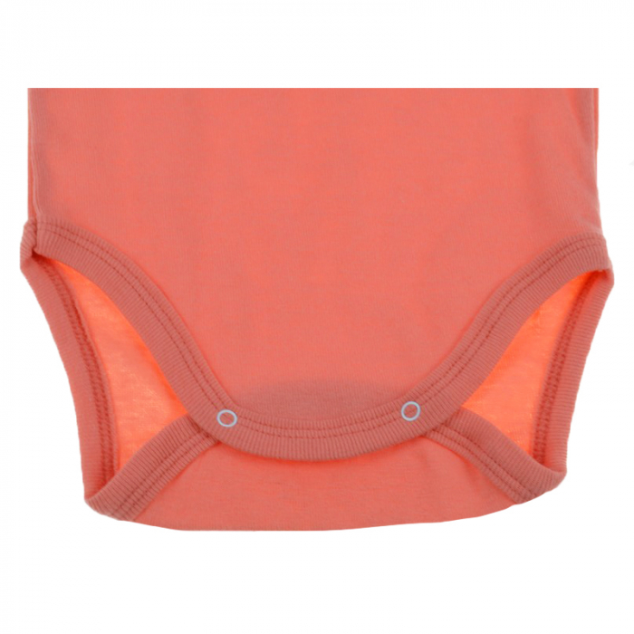 Body cu maneca lunga pentru fete Mini Bimbi BMB-10C-92-cm, Coral [2]