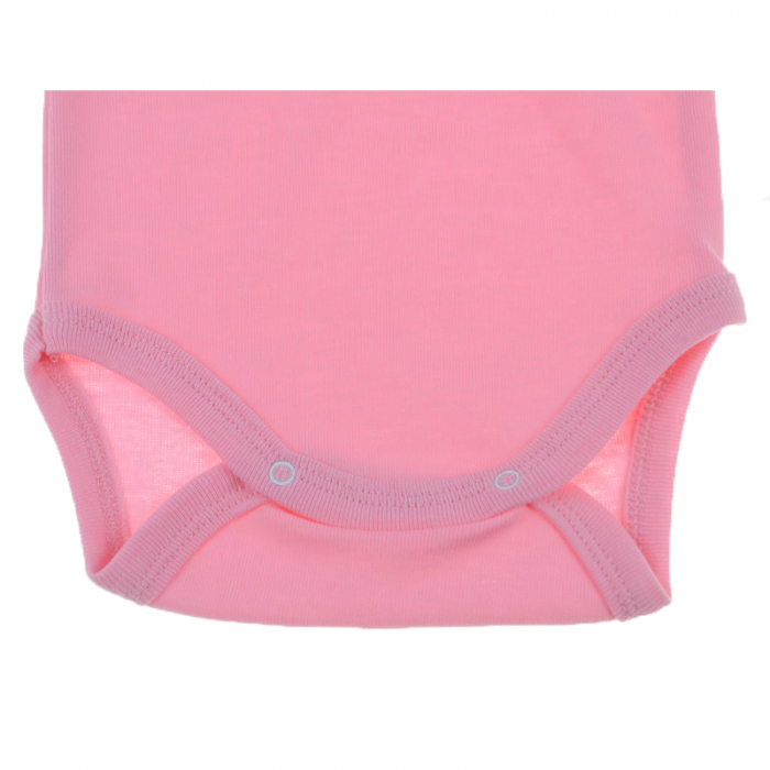 Body cu maneca lunga pentru fete Mini Bimbi BMB-19RZ-80-cm, Roz [2]