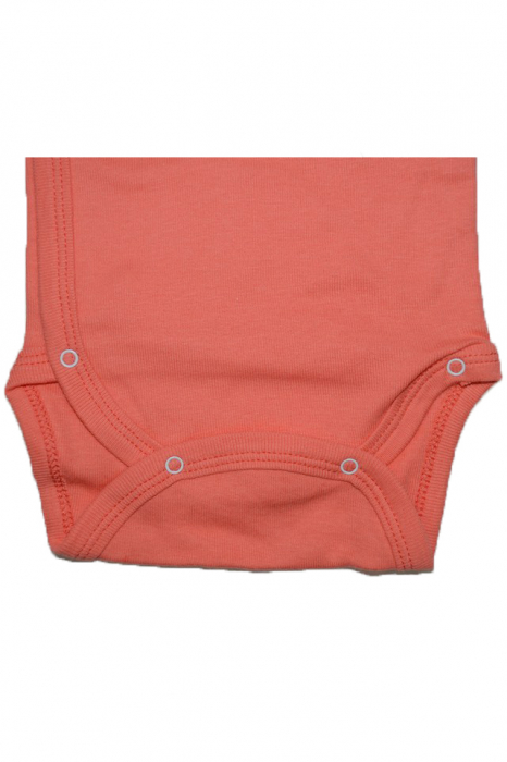 Body cu maneca lunga pentru fete Mini Bimbi BMBB3-P-62-cm, Rosu [2]