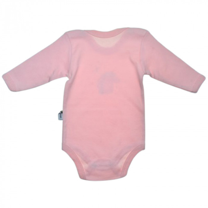 Body cu maneca lunga, pentru fete, Mini Junior BD2908R, Roz [3]