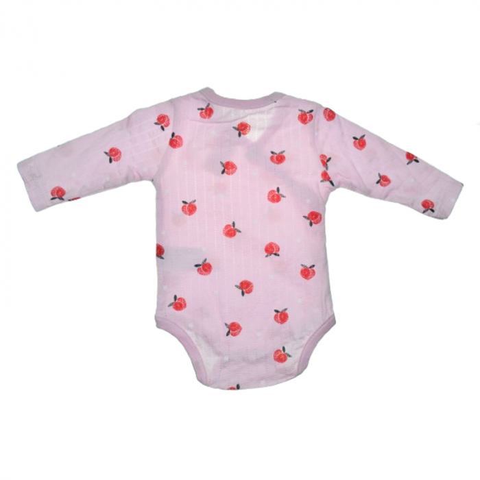 Body cu maneca lunga pentru fete Mini Junior BDY-6MJ, Roz [3]