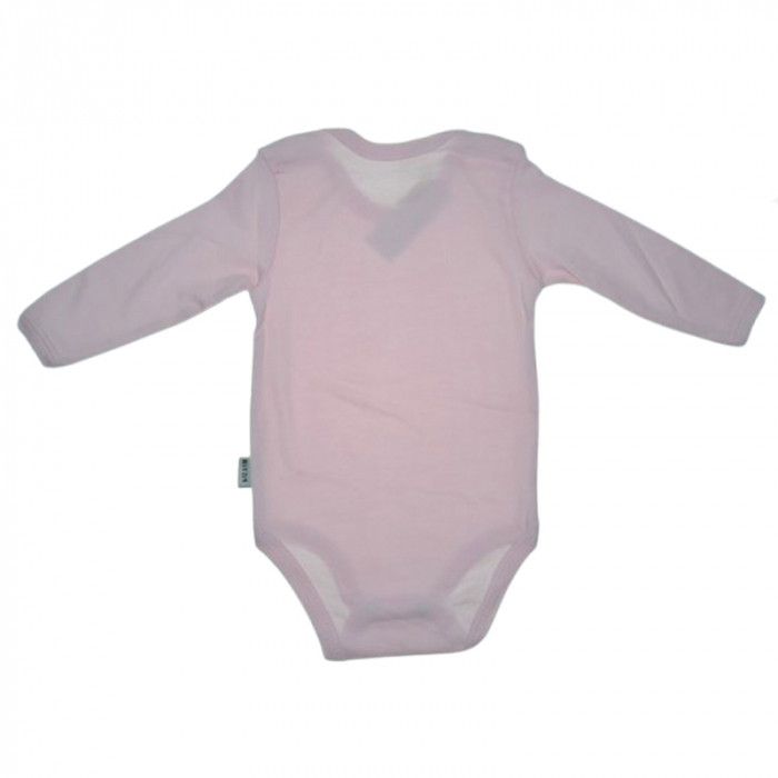 Body cu maneca lunga pentru fete Mini Junior BDY-MJ20, Roz [3]