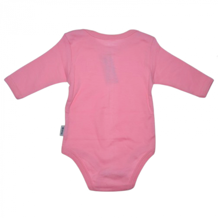 Body cu maneca lunga pentru fete Mini Junior BDY-MJ21, Roz [3]