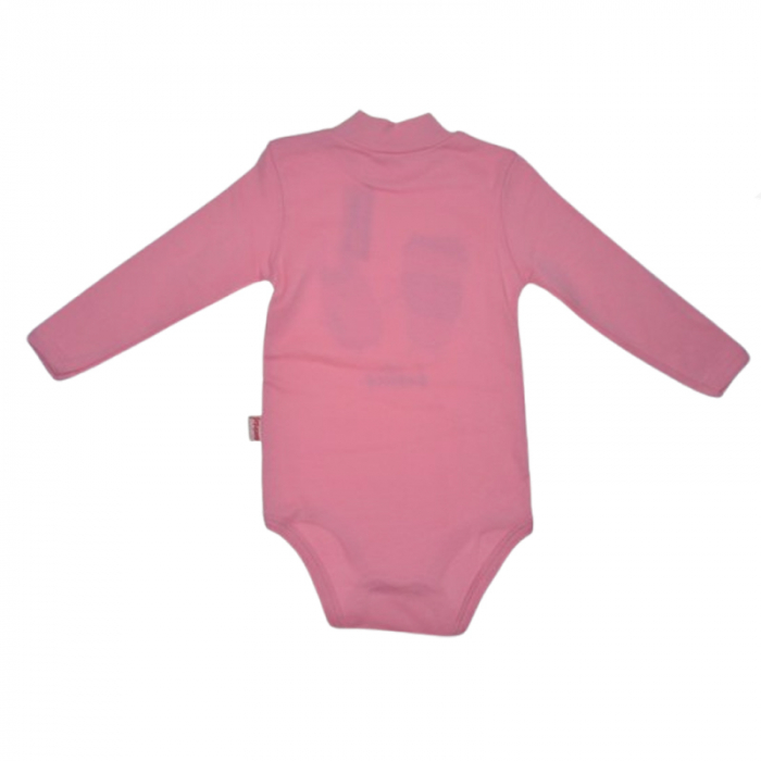 Body cu maneca lunga pentru fete Mini Junior BDY-MJ24, Roz [2]