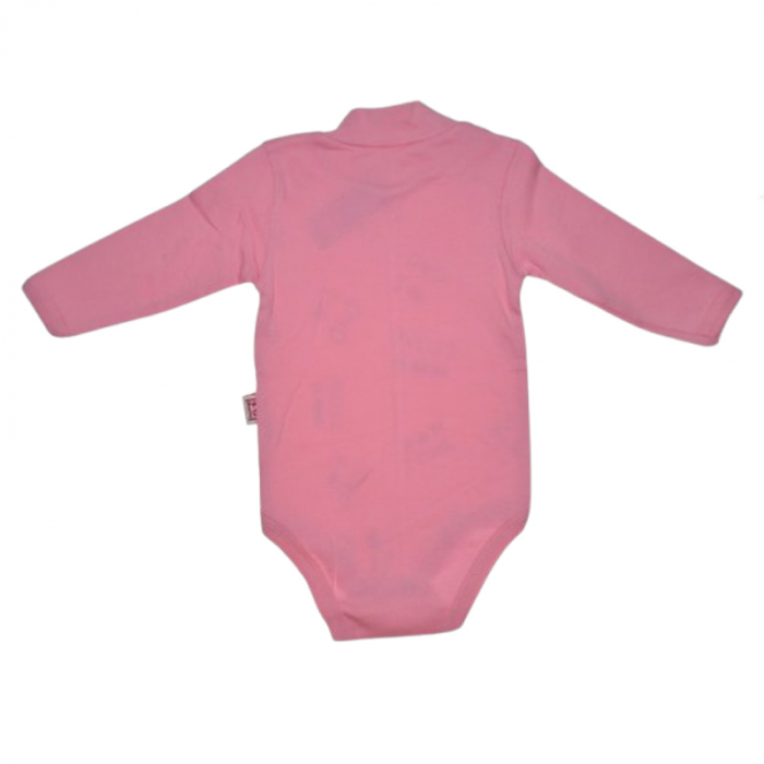 Body cu maneca lunga pentru fete Mini Junior BDY-MJ30, Roz [2]