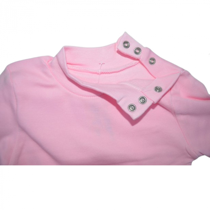 Body cu maneca lunga pentru fete Mini Junior BDY-MJ35, Roz [3]