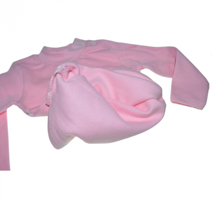 Body cu maneca lunga pentru fete Mini Junior BDY-MJ35, Roz [4]