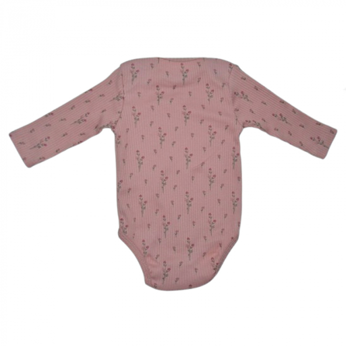Body cu maneca lunga pentru fete Mini Junior, BDY-MJ8, Roz [2]