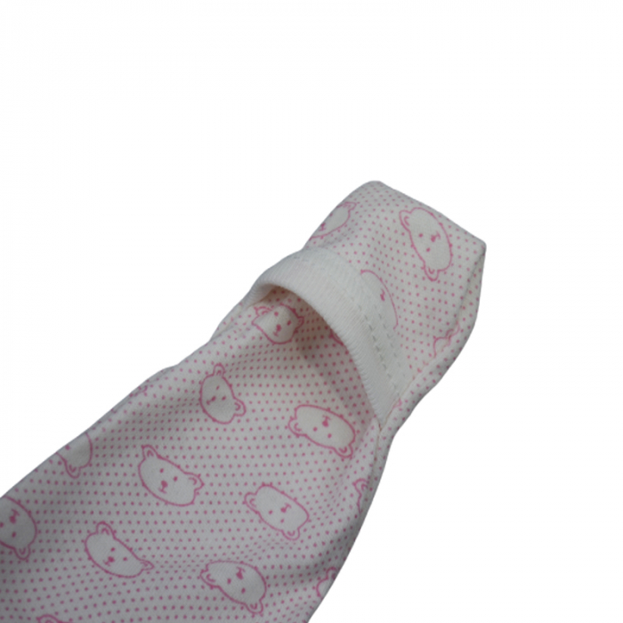 Body cu maneca lunga pentru fete Mini Junior CA52427-4, Alb [4]