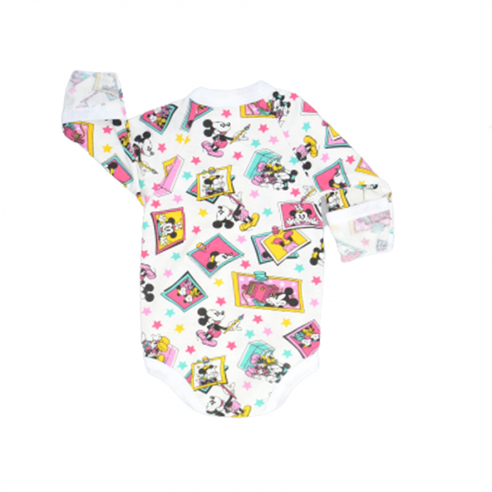 Body cu maneca lunga pentru fete Mini Junior CA52427-5, Multicolor [2]