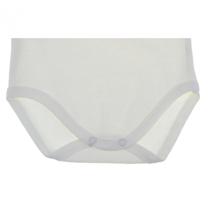Body cu maneca lunga pentru fete Mini Junior MJ-8-74-cm, Crem [3]