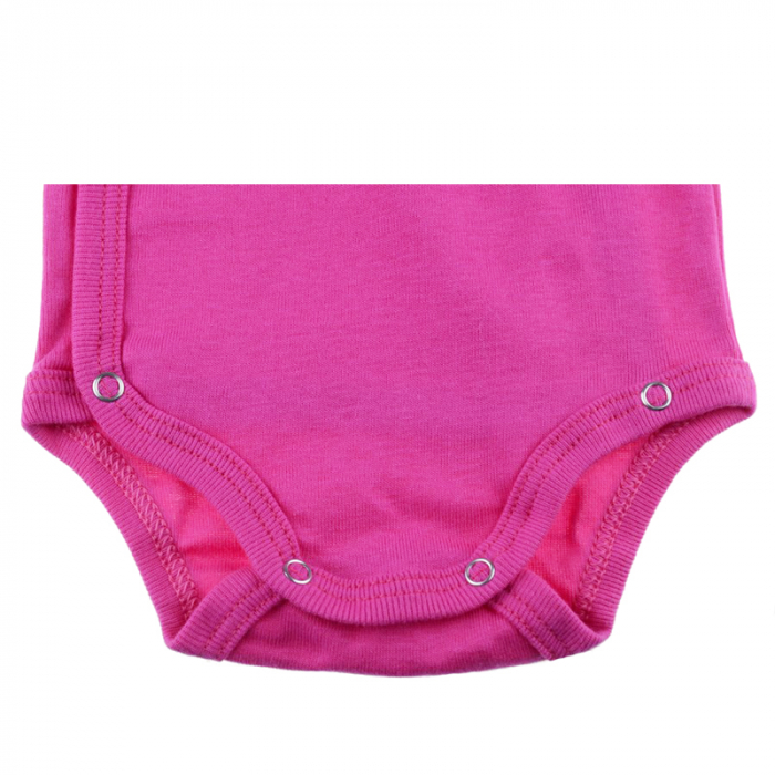 Body cu maneca lunga pentru fete Pifou Model 10 M10ML-F-50-54-cm, Fucsia [3]