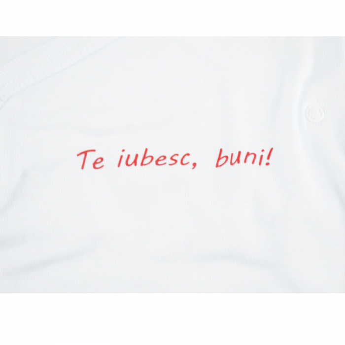 Body cu maneca lunga pentru fete Pifou Model 10 ML M10-ML8-50, Alb [3]