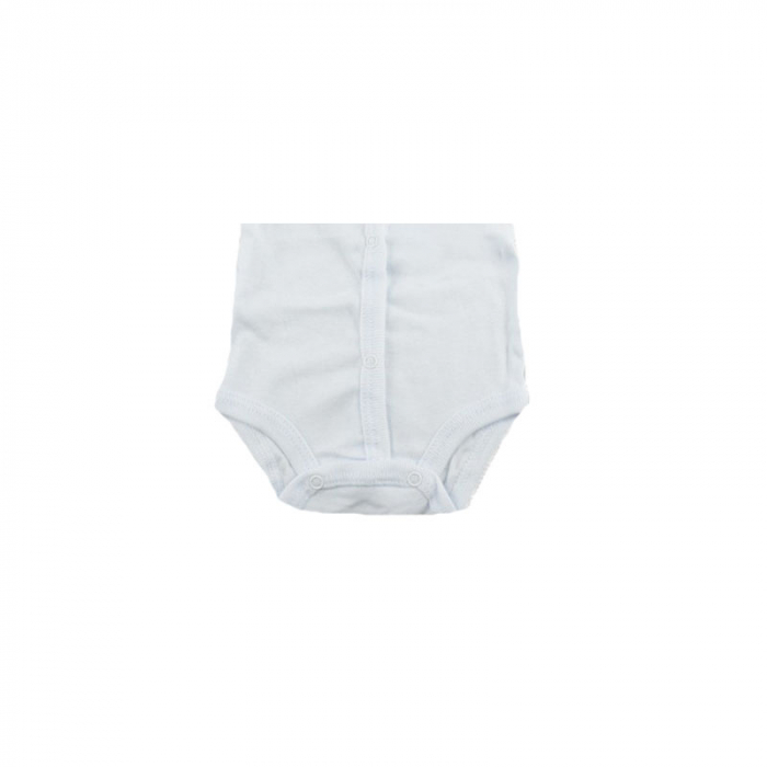 Body cu maneca lunga pentru fete Pifou Model 11 M11-AL-5-46-50-cm, Alb [2]