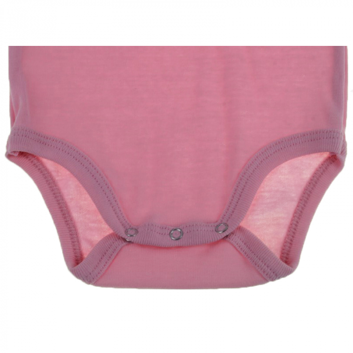 Body cu maneca lunga pentru fete Pifou Model 6 ML6RZ-1-86-89-cm, Roz [3]