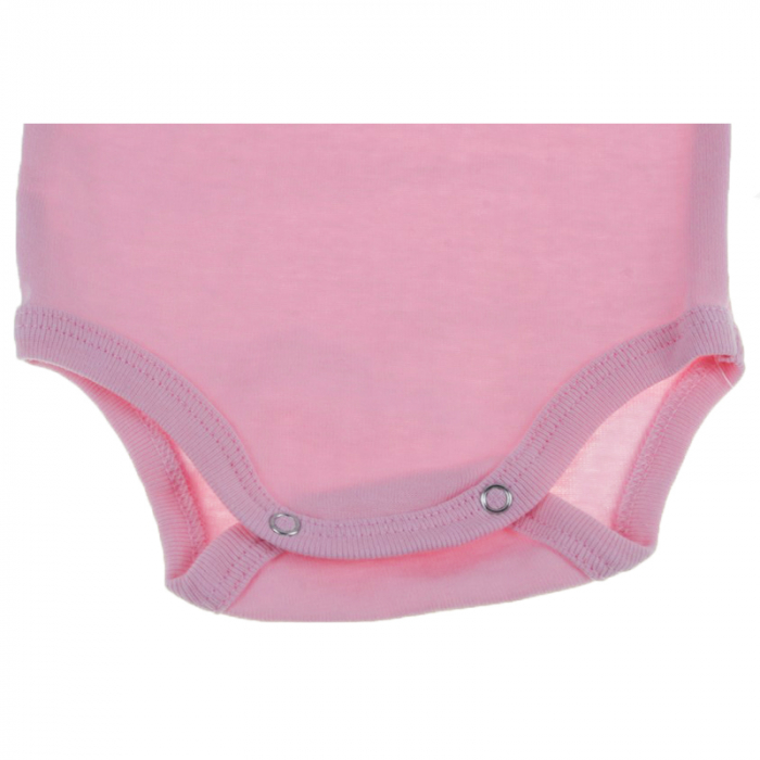 Body cu maneca lunga pentru fete Pifou Model 9 ML9-RZ-62-66-cm, Roz [3]