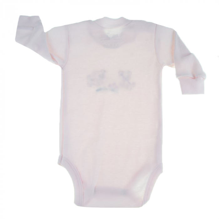 Body cu maneca lunga pentru fete Pifou Model 9 ML9RZ-60-64-cm, Roz [3]