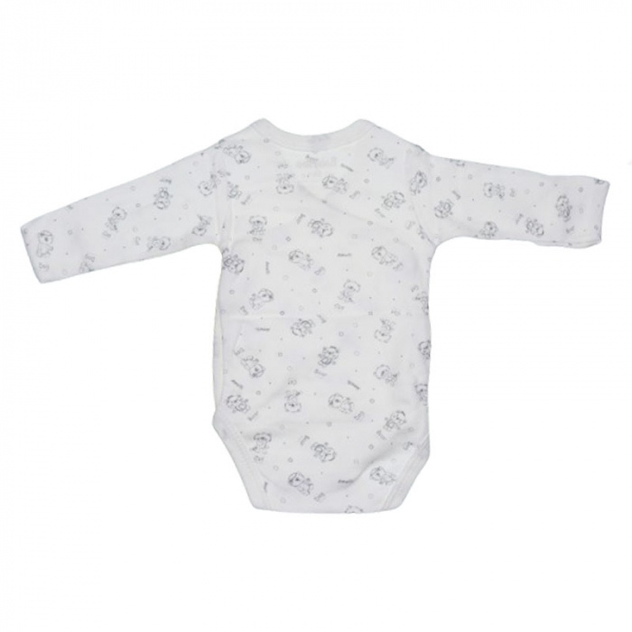 Body cu maneca lunga si manusi pentru bebelusi BabyToo BDYBT-8, Crem [2]