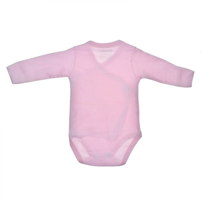 Body cu maneca lunga si manusi pentru fete BabyToo BDYBT-5, Roz [2]