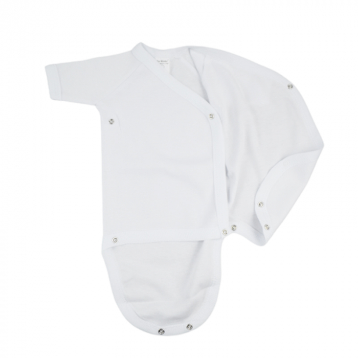 Body cu maneca scurta pentru baieti Mini Bimbi BB5-56, Alb [4]