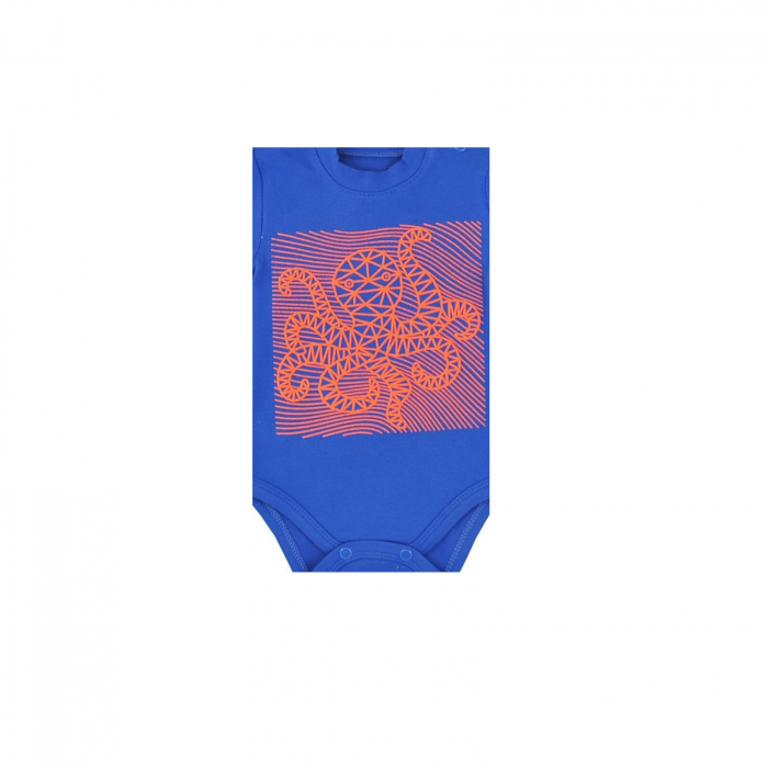 Body cu maneca scurta pentru baieti Koala Osmiornica 08-539_68 cm, Bleumarin [2]