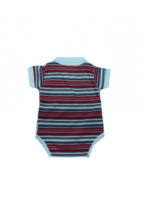 Body cu maneca scurta pentru baieti Malgosia MLG1-68-cm, Multicolor [4]