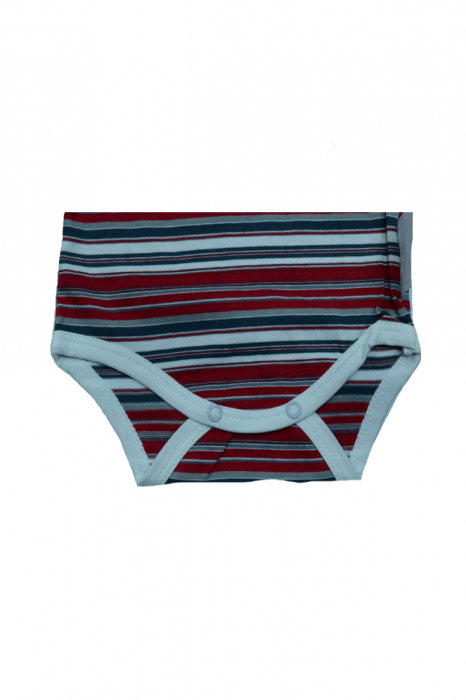 Body cu maneca scurta pentru baieti Malgosia MLG1-68-cm, Multicolor [3]