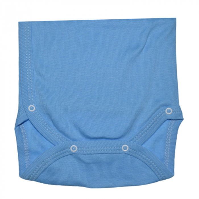 Body cu maneca scurta pentru baieti Mini Bimbi BE0214, Albastru [2]