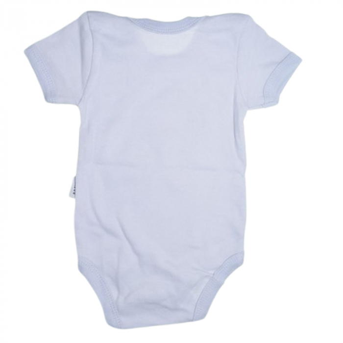 Body cu maneca scurta, pentru baieti, Mini Junior 2119GV, Gri [2]