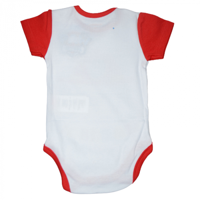 Body cu maneca scurta pentru baieti Mini Junior BDY4366, Rosu [3]