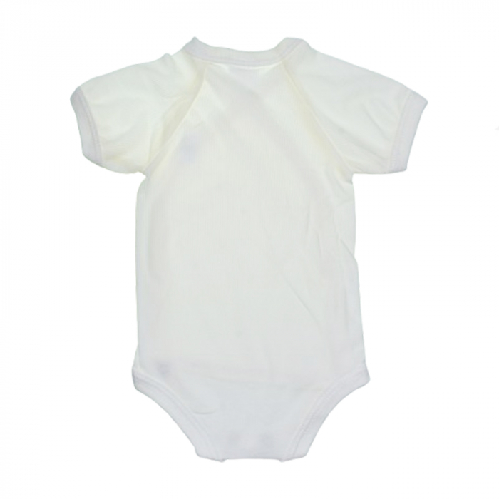 Body cu maneca scurta pentru bebelusi Mini Junior 562058-1, Crem [4]
