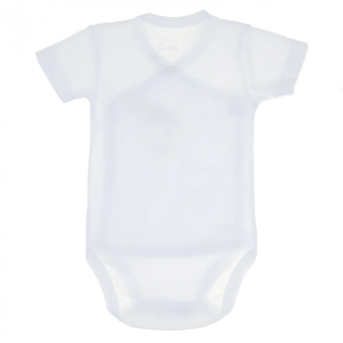 Body cu maneca scurta pentru copii Pifou Model 10 MS10-A-1-54-58-cm, Alb [3]