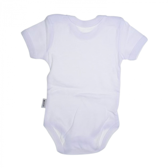Body cu maneca scurta, pentru copii, Mini Junior 2108A, Alb [2]