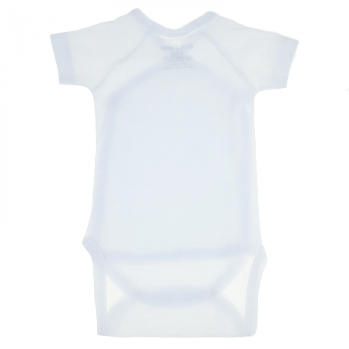Body cu maneca scurta pentru copii Mini Junior BMJ1-68-cm, Alb [2]