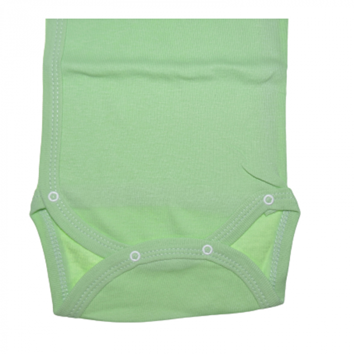 Body cu maneca scurta pentru baieti Mini Bimbi BE0213, Verde [2]