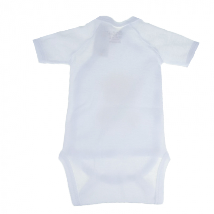Body cu maneca scurta pentru fete Mini Bimbi MNN-6, Alb [2]