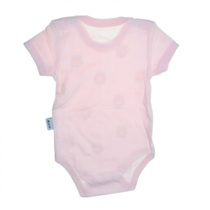 Body cu maneca scurta, pentru fete, Mini Junior 2119FR, Roz [2]