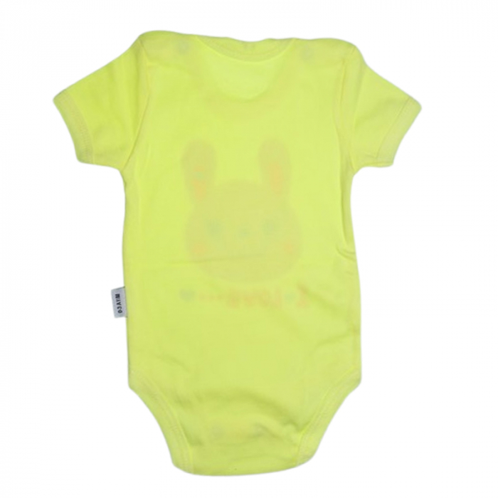 Body cu maneca scurta, pentru fete, Mini Junior 2119ILG, Galben [2]