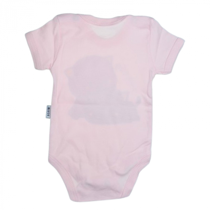 Body cu maneca scurta, pentru fete, Mini Junior 2119LKR, Roz [2]