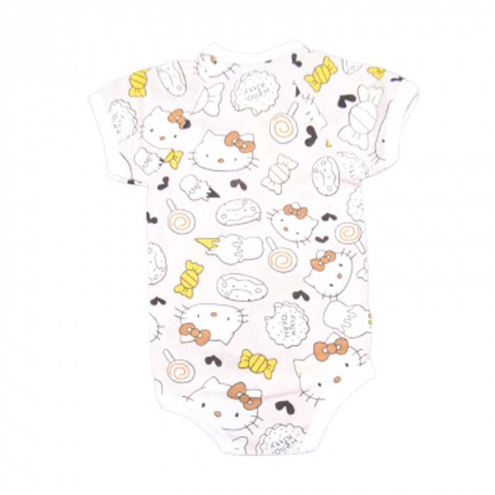 Body cu maneca scurta pentru fete Mini Junior BDY4, Roz [2]