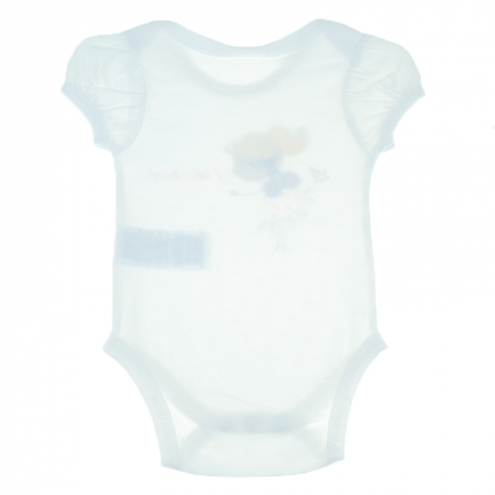 Body cu maneca scurta pentru fete Wenice BL02100046-0-44-cm, Alb [3]