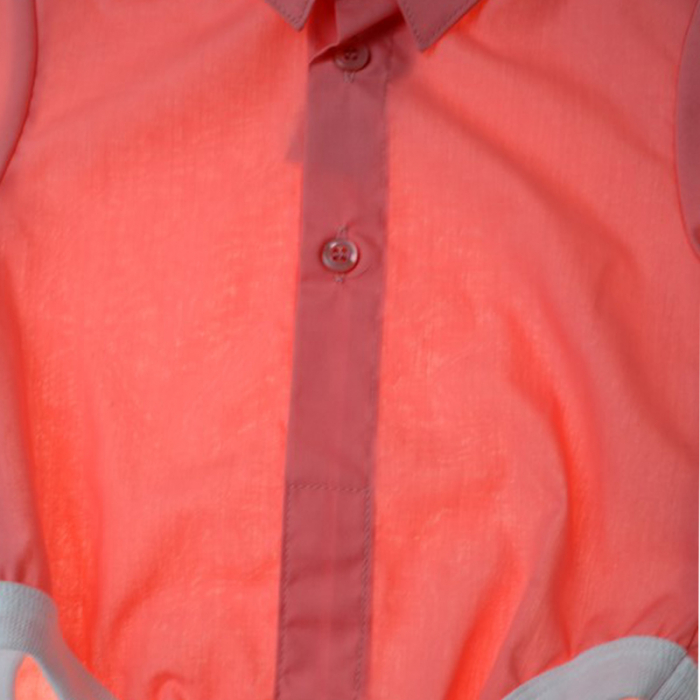Body elegant pentru baieti Mini Junior KSL-204C-62-cm, Coral [2]